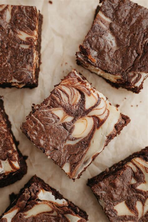Marbled Cheesecake Brownies - Alpine Ella