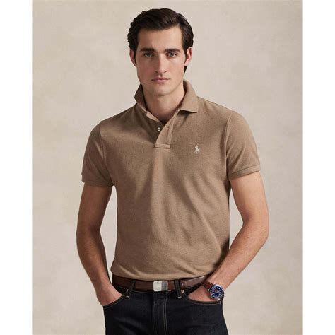 polo ralph lauren men  iconic mesh polo shirt shopee malaysia