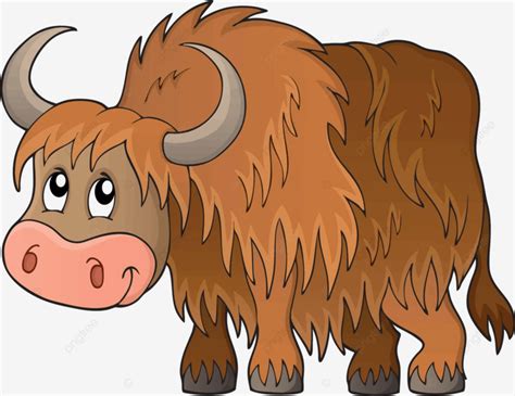 Imagen Del Tema Yak 1 Aspecto De Dibujo Grande Vector PNG , Larg…