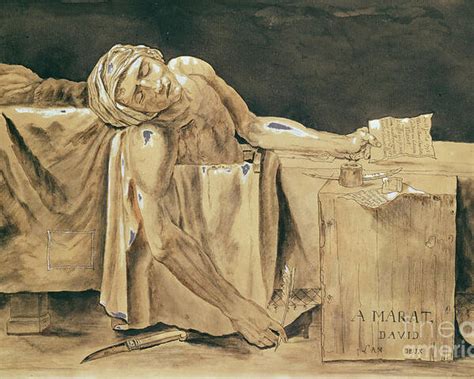 The Death Of Marat, 1793 Poster by Jacques Louis David - Pixels