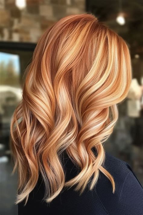The Ultimate Transformation Copper Hair Color With Blonde Highlights For A Radiant New Look