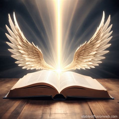 book  angel wings stable diffusion
