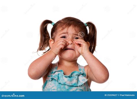 Sad Crying Little Toddler Girl Royalty Free Stock Photography - Image ...