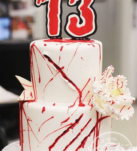 Friday the 13th Themed Birthday Cake