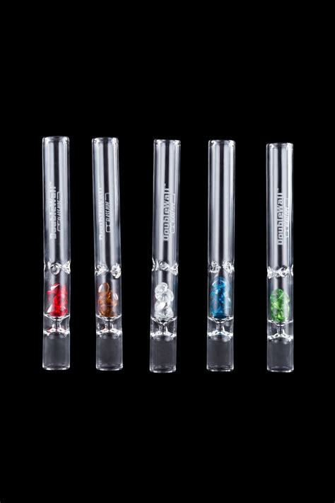 Glass Pipe High Transparent Pipe Colored Diamond Series Glass Pipe
