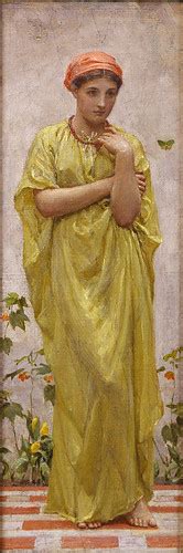 'The Green Butterfly' c. 1878-81 Albert Joseph Moore | Flickr