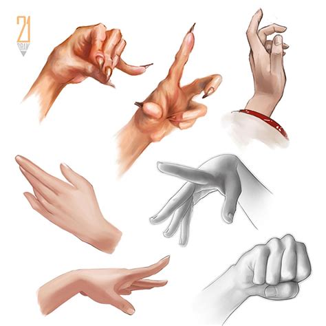 How To Draw Hands - Step by Step Guide | 21 Draw