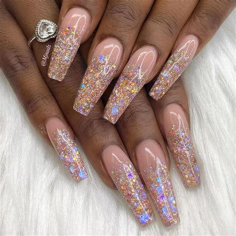 Glitter Gel Nail Design Ideas