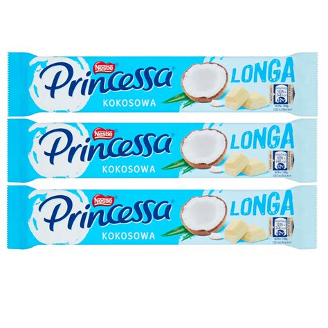 Princessa Longa kokosowa wafelek 3 x 44 g 13849875991 - Allegro.pl