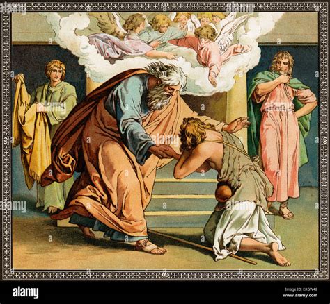 The return of the prodigal son Stock Photo, Royalty Free Image ...