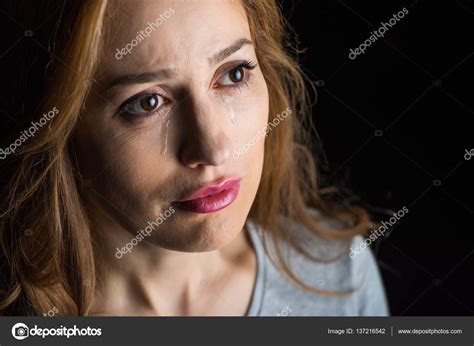 Young woman crying Stock Photo by ©IgorTishenko 137216542