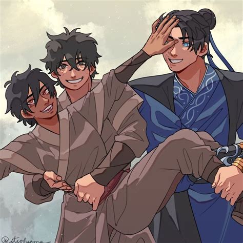 steohsama rinezha fanart fang runin fanart  poppy wars fanart nezha
