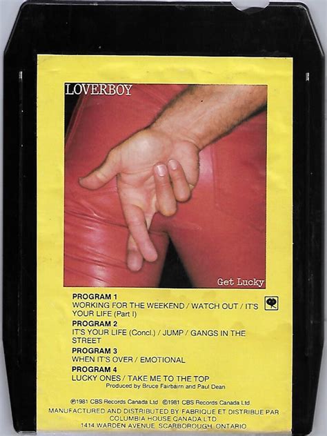 Loverboy - Get Lucky (1981, 8-Track Cartridge) | Discogs