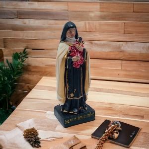 Terezinha Noivas - Imagem Santa Terezinha do Menino Jesus Resina 8 cm