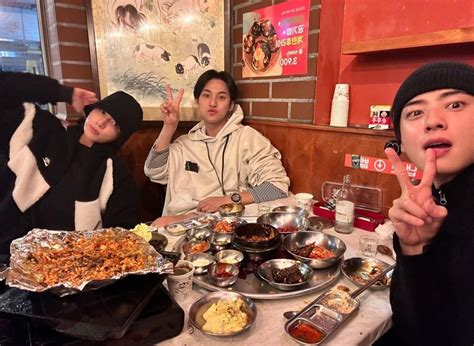 Seventeen's Mingyu shares photos from hangout with BTS' Jungkook ...