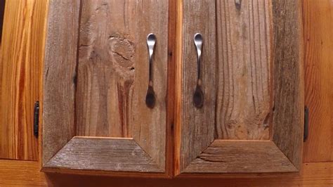 Rustic Barnwood Kitchen Cabinets – Two Birds Home