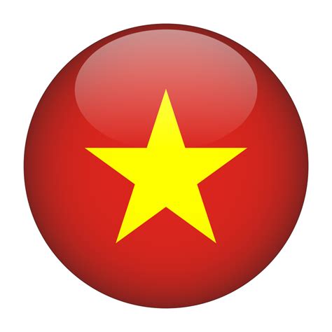 Vietnam 3D Rounded Flag with Transparent Background 15272211 PNG