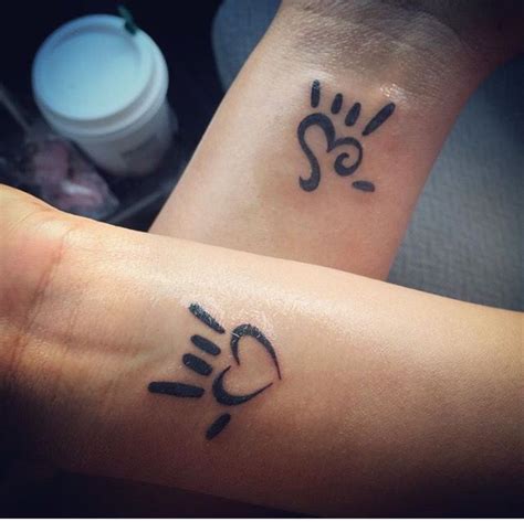 Our mother/daughter "I love you" tattoos. | Tattoos for daughters, Love ...