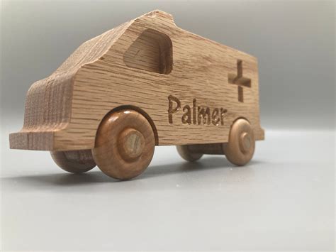 Wooden Toy Ambulance - Etsy