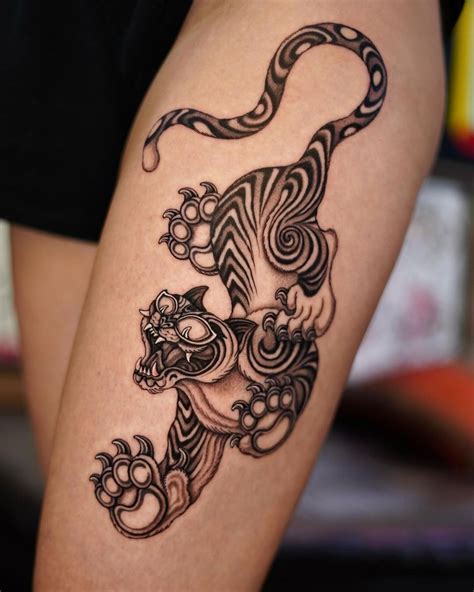 Tattoo Tigre Feminina - Tatuagem de tigre feminina: 20 ideias criativas para se jogar em ...