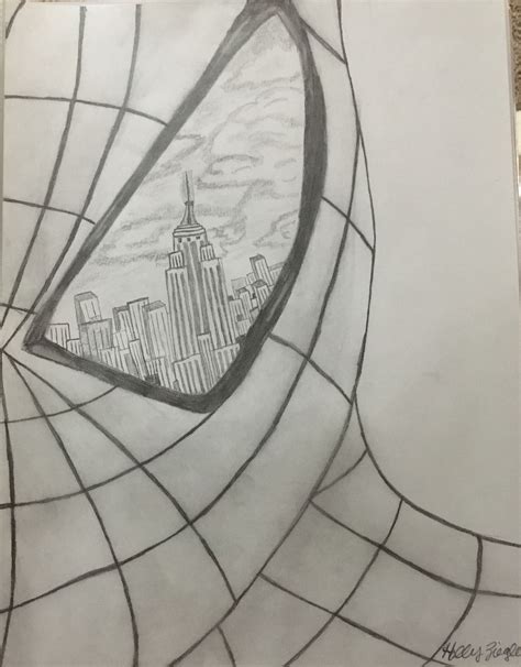 how to draw a easy spiderman 6
