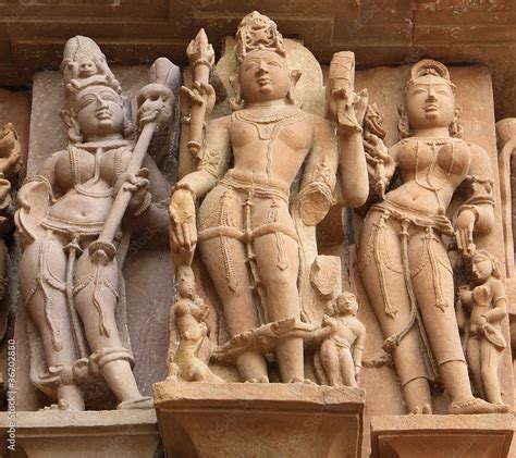 Statues of Khajuraho Stock Photo | Adobe Stock