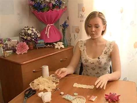 Создай настроение: браслет из кружева - YouTube