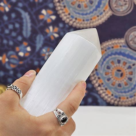 Selenite Large Tower - Nature's Artifacts