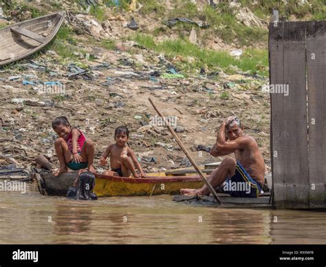 The Amazon River Pollution Stock Photos & The Amazon River Pollution ...