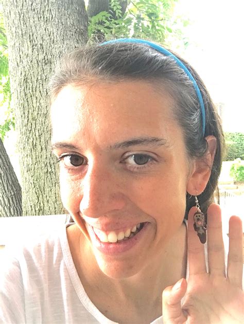 Otter Earrings Sea Otter Earrings Cute Otter Jewelry Otter Dangle