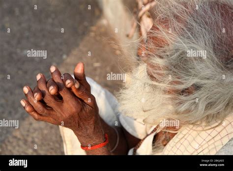 Indian Baba Swami Sadhu Holyman Saddhu in front of temple Haridwar ...