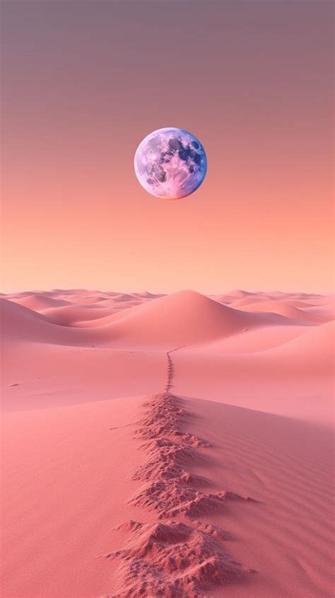Minimalistic Pink Iphone Wallpaper, Mood planet/moon Wallpaper with