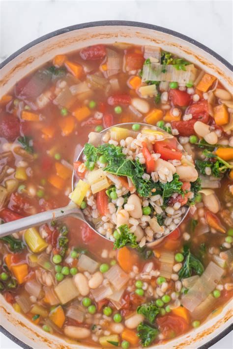 Vegetable Barley Soup - THIS IS NOT DIET FOOD