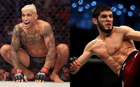 Charles Oliveira vs Islam Makhachev record comparison