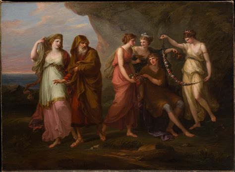 Angelica Kauffmann | Telemachus and the Nymphs of Calypso | The