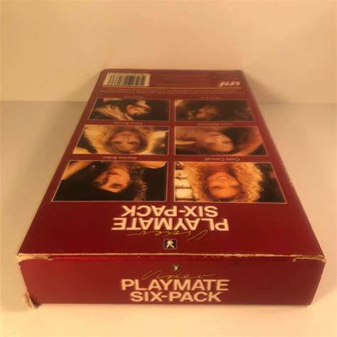 Playboy Playmate Six Pack 6 VHS Cassette Tape Cady Cantrell Laura