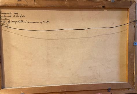 Mid Century Seascape Oil Painting on Canvas by Listed Artist Ruth Vail