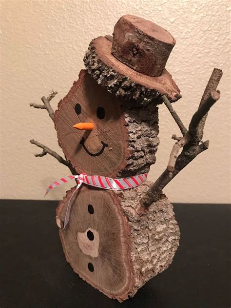 Pin on Wooden snowmen