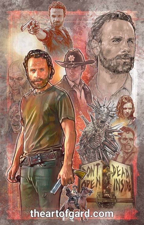 Rick Grimes Art Print - Etsy