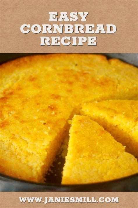 Old-fashioned Cornbread Recipe | Corn bread recipe, Cornbread recipe ...