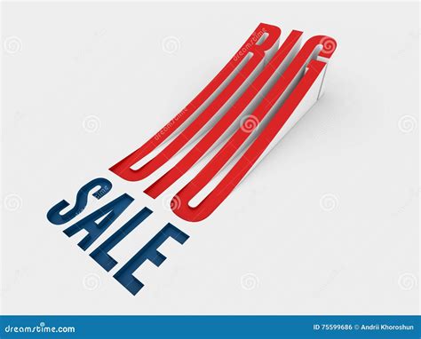 Big sale logo stock photo. Image of label, shopping, percent - 75599686