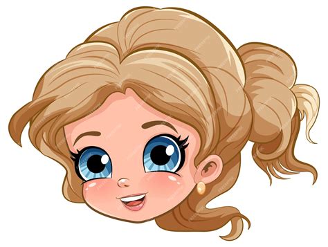 Free Vector | Beautiful woman face cartoon