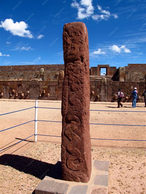 premium photo tiwanaku ruins  bolivia south america