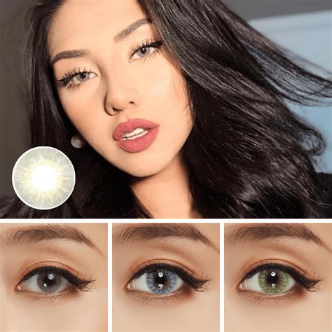 Best Colored Contacts for Dark Eyes Before and After 👁 Prescription ...