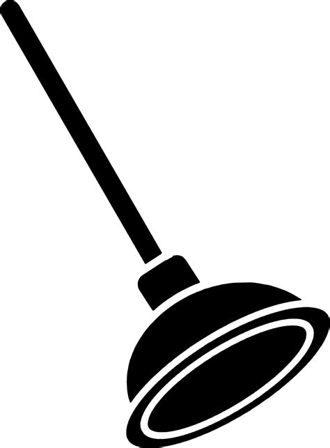 plunger illustration  vector art  vecteezy