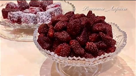 Клубничные цукаты без варки. Клубничный мармелад. Рецепт в описании ...