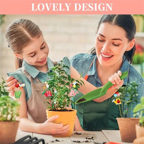 7 estacas de metal para jardín, decoración de flores de animales de