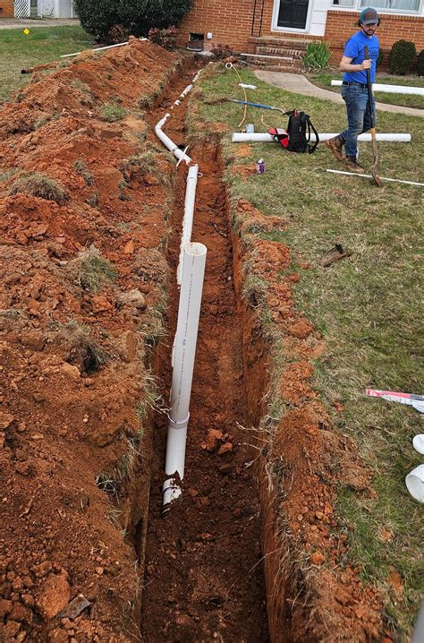 sewer  repair inspection clavey plumbing drains waxhaw