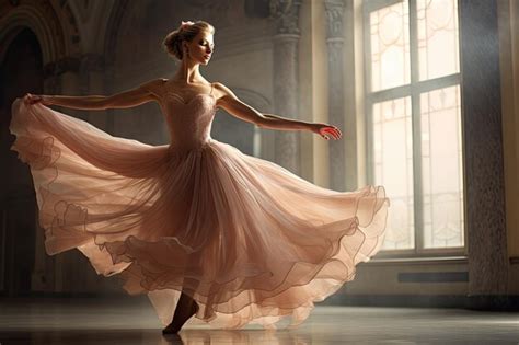 Premium AI Image | Graceful Ballet Elegance on Pointe