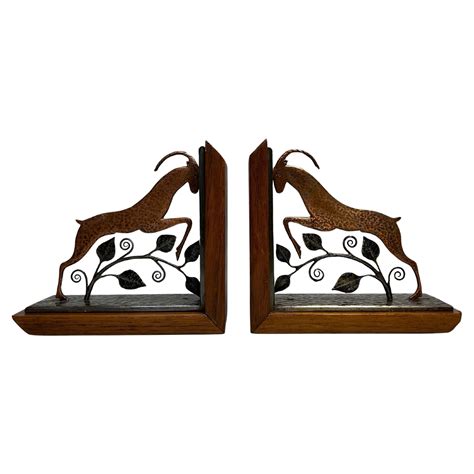 Pair of Nude Nymph Reproduction Art Deco Bookends by Sarsaparilla Deco